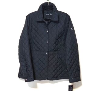 Lauren Ralph Lauren Dark Quilted Utility Jacket
